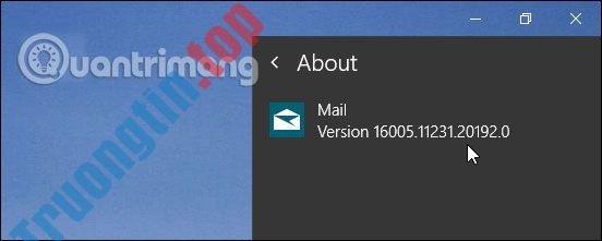 Cách thay đổi phông chữ mặc định cho ứng dụng Mail trên Windows 10