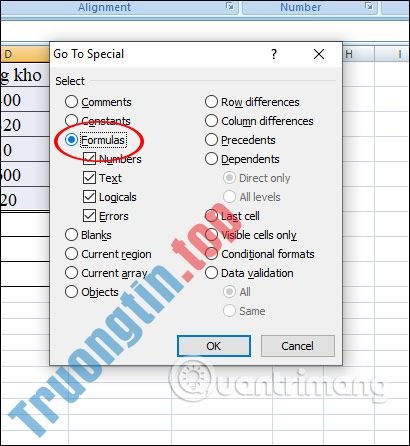 Cách&nbsp;tô&nbsp;màu&nbsp;ô&nbsp;công&nbsp;thức&nbsp;trong&nbsp;Excel&nbsp;tự&nbsp;động