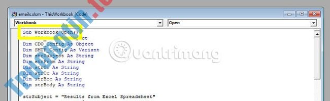 Cách&nbsp;gửi&nbsp;email&nbsp;từ&nbsp;bảng&nbsp;tính&nbsp;Excel&nbsp;bằng&nbsp;tập&nbsp;lệnh&nbsp;VBA