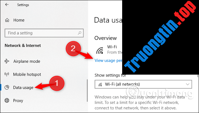 Cách&nbsp;xem&nbsp;ứng&nbsp;dụng&nbsp;sử&nbsp;dụng&nbsp;mạng&nbsp;trên&nbsp;Windows&nbsp;10