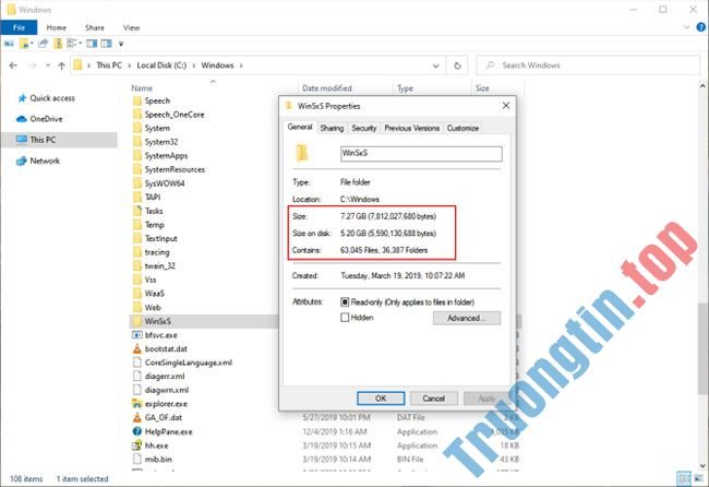 Cách&nbsp;quản&nbsp;lý&nbsp;thư&nbsp;mục&nbsp;WinSxS&nbsp;khổng&nbsp;lồ&nbsp;trong&nbsp;Windows&nbsp;10