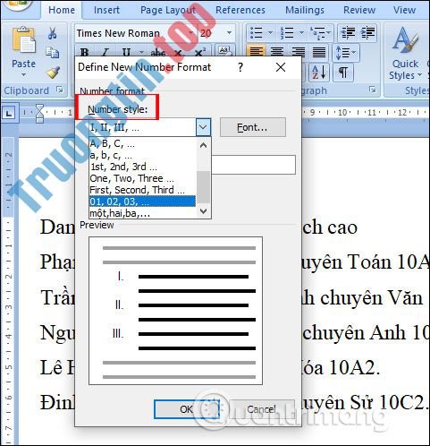 MS&nbsp;Word&nbsp;-&nbsp;Bài&nbsp;15:&nbsp;Đánh&nbsp;số&nbsp;thứ&nbsp;tự&nbsp;đầu&nbsp;dòng