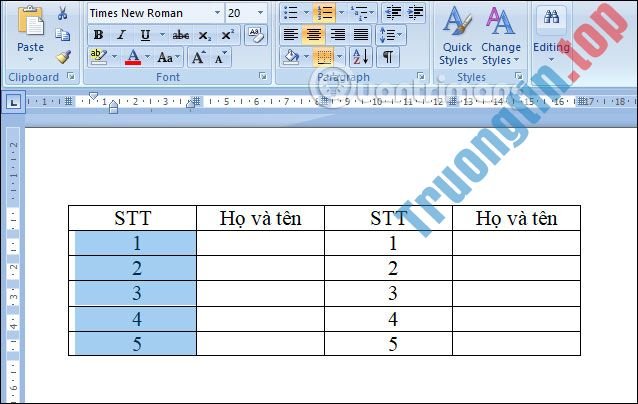 MS&nbsp;Word&nbsp;-&nbsp;Bài&nbsp;15:&nbsp;Đánh&nbsp;số&nbsp;thứ&nbsp;tự&nbsp;đầu&nbsp;dòng