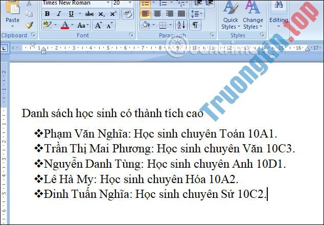 MS&nbsp;Word&nbsp;-&nbsp;Bài&nbsp;15:&nbsp;Đánh&nbsp;số&nbsp;thứ&nbsp;tự&nbsp;đầu&nbsp;dòng