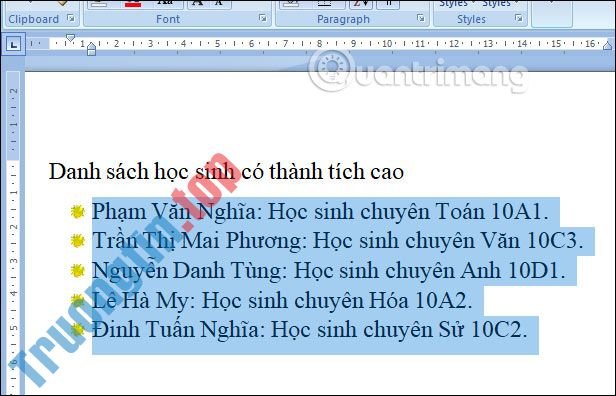 MS&nbsp;Word&nbsp;-&nbsp;Bài&nbsp;15:&nbsp;Đánh&nbsp;số&nbsp;thứ&nbsp;tự&nbsp;đầu&nbsp;dòng