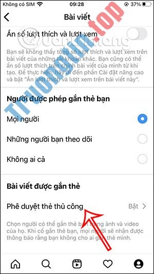 Cách&nbsp;ẩn,&nbsp;hiện&nbsp;ảnh&nbsp;tag&nbsp;tên&nbsp;trên&nbsp;trang&nbsp;cá&nbsp;nhân&nbsp;Instagram
