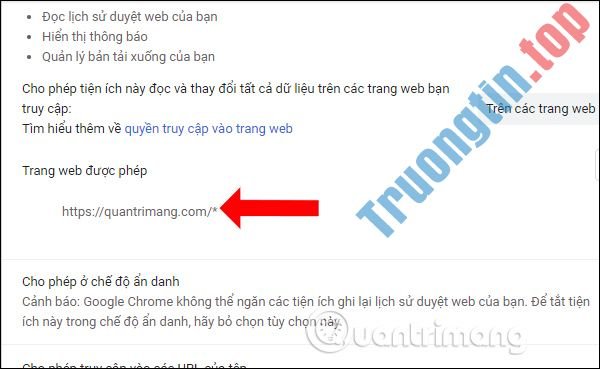 Cách&nbsp;kiểm&nbsp;soát&nbsp;tiện&nbsp;ích&nbsp;hoạt&nbsp;động&nbsp;trên&nbsp;Chrome