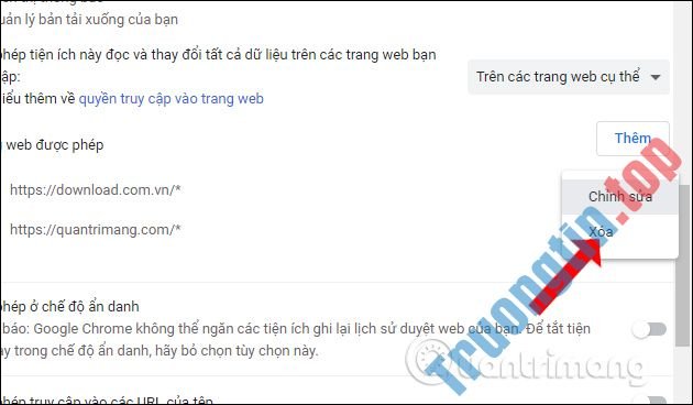 Cách&nbsp;kiểm&nbsp;soát&nbsp;tiện&nbsp;ích&nbsp;hoạt&nbsp;động&nbsp;trên&nbsp;Chrome