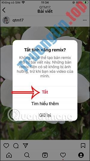 Cách&nbsp;tắt&nbsp;remix&nbsp;video&nbsp;và&nbsp;ảnh&nbsp;trên&nbsp;Instagram