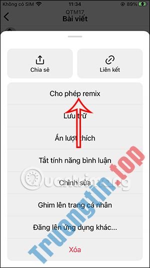 Cách&nbsp;tắt&nbsp;remix&nbsp;video&nbsp;và&nbsp;ảnh&nbsp;trên&nbsp;Instagram