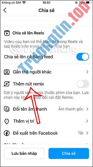 Cách&nbsp;tắt&nbsp;remix&nbsp;video&nbsp;và&nbsp;ảnh&nbsp;trên&nbsp;Instagram