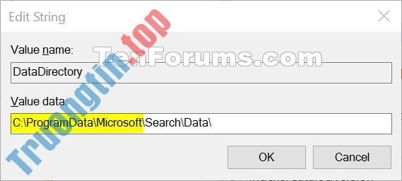 Cách&nbsp;thay&nbsp;đổi&nbsp;vị&nbsp;trí&nbsp;lưu&nbsp;trữ&nbsp;của&nbsp;Search&nbsp;Index&nbsp;trong&nbsp;Windows&nbsp;10