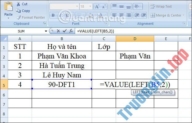 Hàm&nbsp;LEFT,&nbsp;cách&nbsp;dùng&nbsp;hàm&nbsp;cắt&nbsp;chuỗi&nbsp;ký&nbsp;tự&nbsp;bên&nbsp;trái&nbsp;trong&nbsp;Excel