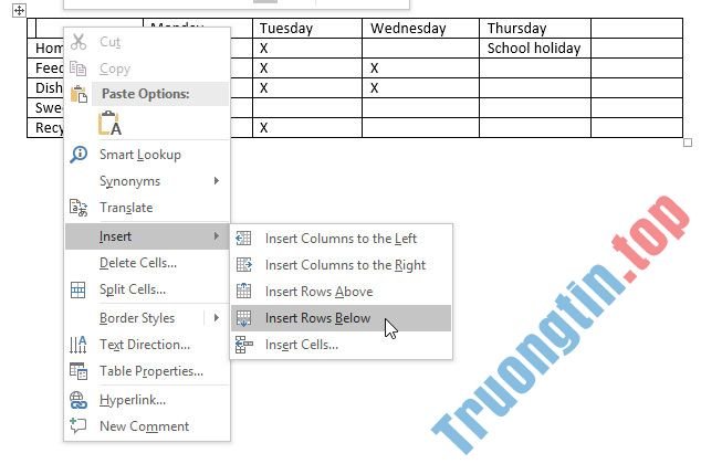 Word&nbsp;2019&nbsp;(Phần&nbsp;22):&nbsp;Bảng