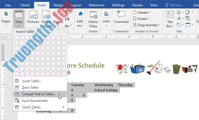Word&nbsp;2019&nbsp;(Phần&nbsp;22):&nbsp;Bảng