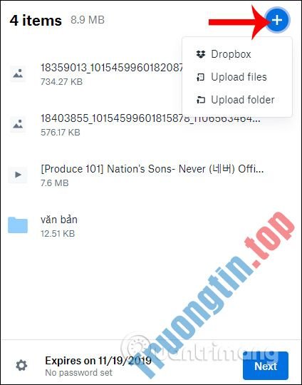 Cách&nbsp;dùng&nbsp;Dropbox&nbsp;Transfer&nbsp;gửi&nbsp;file&nbsp;trực&nbsp;tuyến