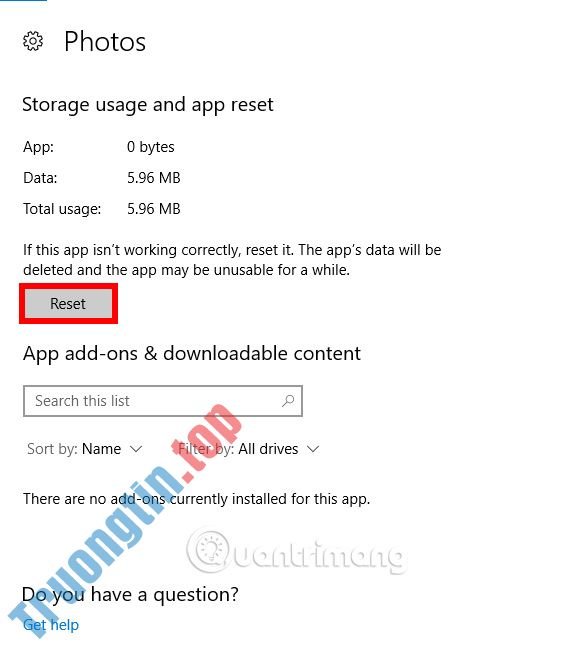 Cách&nbsp;khắc&nbsp;phục&nbsp;lỗi&nbsp;ứng&nbsp;dụng&nbsp;Photos&nbsp;không&nbsp;hoạt&nbsp;động&nbsp;trên&nbsp;Windows&nbsp;10