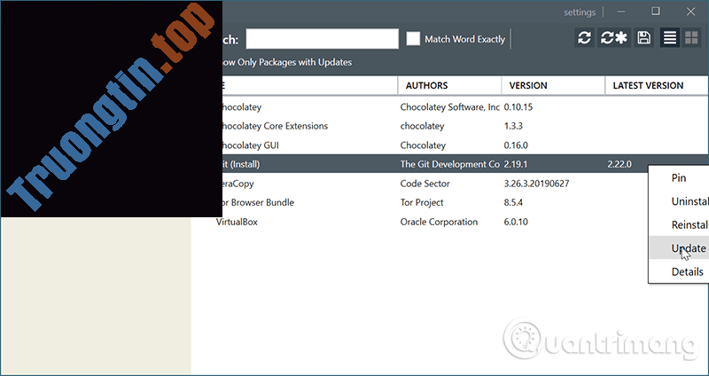 Cách&nbsp;sử&nbsp;dụng&nbsp;Chocolatey&nbsp;để&nbsp;cài&nbsp;đặt&nbsp;và&nbsp;cập&nbsp;nhật&nbsp;chương&nbsp;trình&nbsp;Windows