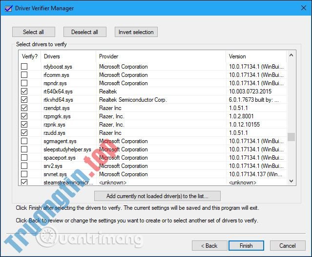 Tìm&nbsp;hiểu&nbsp;về&nbsp;Driver&nbsp;Verifier&nbsp;trong&nbsp;Windows&nbsp;10