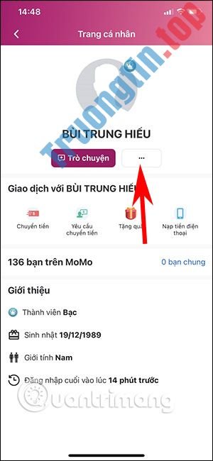 Cách&nbsp;hủy&nbsp;kết&nbsp;bạn&nbsp;trên&nbsp;MoMo