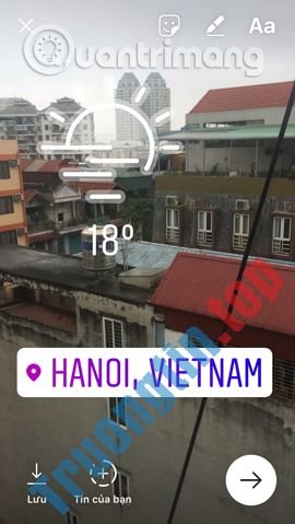 Hướng&nbsp;dẫn&nbsp;chèn&nbsp;sticker&nbsp;check&nbsp;in&nbsp;vị&nbsp;trí&nbsp;trên&nbsp;Instagram
