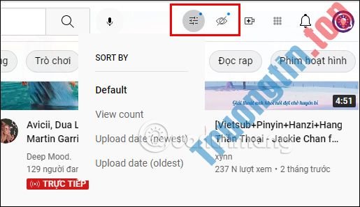 Cách&nbsp;dùng&nbsp;YouTube&nbsp;Master&nbsp;ẩn&nbsp;video&nbsp;YouTube