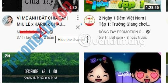 Cách&nbsp;dùng&nbsp;YouTube&nbsp;Master&nbsp;ẩn&nbsp;video&nbsp;YouTube