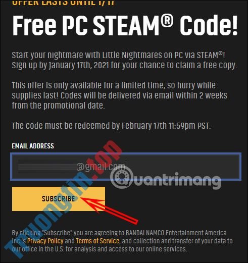 Cách&nbsp;nhận&nbsp;Little&nbsp;Nightmares&nbsp;miễn&nbsp;phí&nbsp;từ&nbsp;Bandai&nbsp;Namco