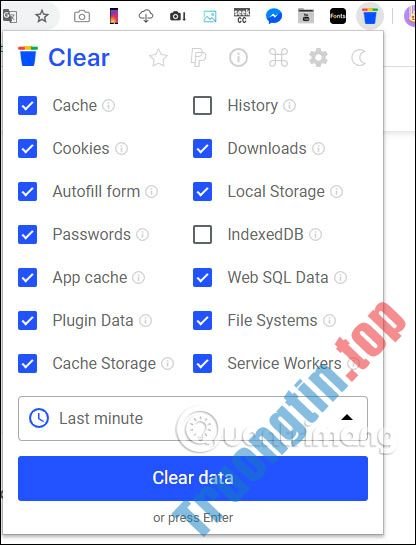 Cách&nbsp;xóa&nbsp;dữ&nbsp;liệu&nbsp;duyệt&nbsp;web&nbsp;bằng&nbsp;Clear&nbsp;Cache&nbsp;for&nbsp;Chrome