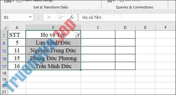 Hướng&nbsp;dẫn&nbsp;tìm&nbsp;tên&nbsp;trong&nbsp;Excel