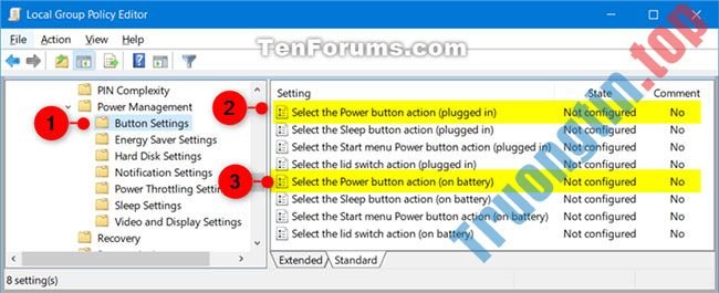 Hướng&nbsp;dẫn&nbsp;tùy&nbsp;chỉnh&nbsp;nút&nbsp;nguồn&nbsp;trong&nbsp;Windows&nbsp;10