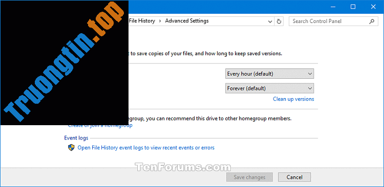 Cách&nbsp;bật&nbsp;hoặc&nbsp;tắt&nbsp;tính&nbsp;năng&nbsp;File&nbsp;History&nbsp;trong&nbsp;Windows&nbsp;10
