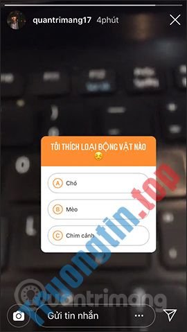Cách&nbsp;đăng&nbsp;câu&nbsp;đố&nbsp;trên&nbsp;Instagram&nbsp;Story