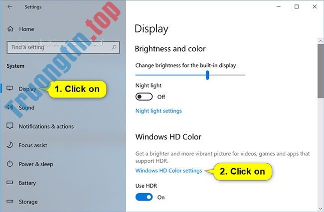 Cách&nbsp;thay&nbsp;đổi&nbsp;mức&nbsp;cân&nbsp;bằng&nbsp;sáng&nbsp;SDR&nbsp;và&nbsp;HDR&nbsp;trong&nbsp;Windows&nbsp;10