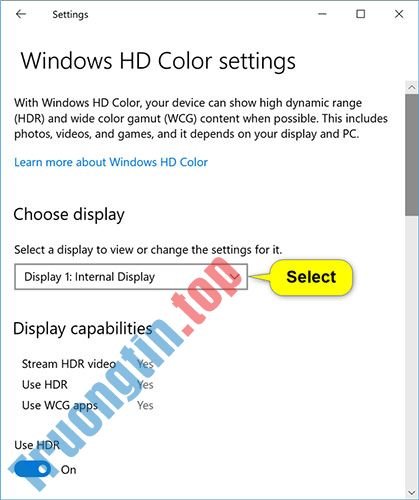 Cách&nbsp;thay&nbsp;đổi&nbsp;mức&nbsp;cân&nbsp;bằng&nbsp;sáng&nbsp;SDR&nbsp;và&nbsp;HDR&nbsp;trong&nbsp;Windows&nbsp;10