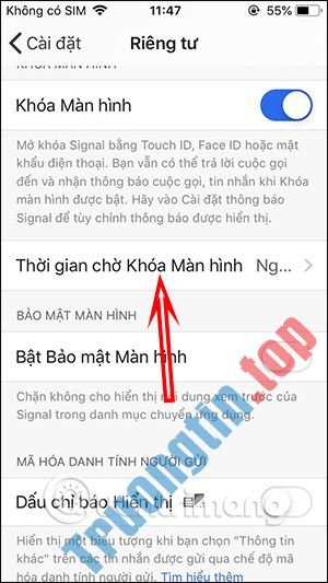 Cách&nbsp;khóa&nbsp;màn&nbsp;hình&nbsp;Signal&nbsp;bảo&nbsp;mật&nbsp;tin&nbsp;nhắn