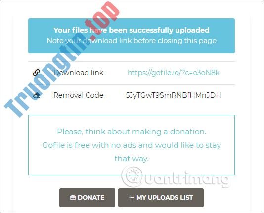 Cách&nbsp;upload,&nbsp;chia&nbsp;sẻ&nbsp;file&nbsp;online&nbsp;trên&nbsp;GoFile