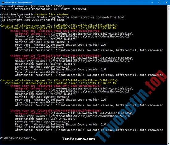 Cách xóa điểm khôi phục hệ thống trong Windows 10 5 Cách xóa điểm khôi phục hệ thống trong Windows 10
