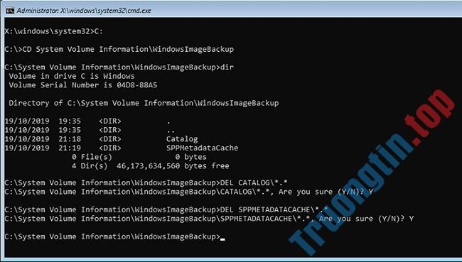 Cách xóa điểm khôi phục hệ thống trong Windows 10 8 Cách xóa điểm khôi phục hệ thống trong Windows 10