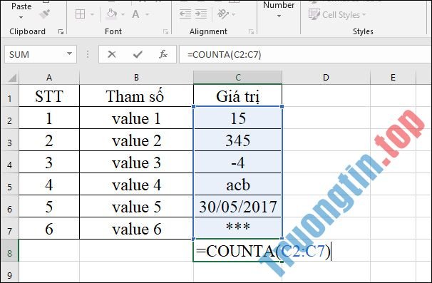 Hàm&nbsp;COUNTA&nbsp;trong&nbsp;Excel,&nbsp;hàm&nbsp;đếm&nbsp;ô&nbsp;chứa&nbsp;dữ&nbsp;liệu&nbsp;với&nbsp;cách&nbsp;dùng&nbsp;và&nbsp;ví&nbsp;dụ&nbsp;cụ&nbsp;thể