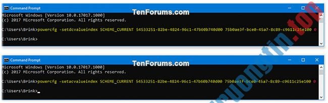 Cách&nbsp;thay&nbsp;đổi&nbsp;cài&nbsp;đặt&nbsp;Maximum&nbsp;processor&nbsp;frequency&nbsp;trong&nbsp;Windows&nbsp;10