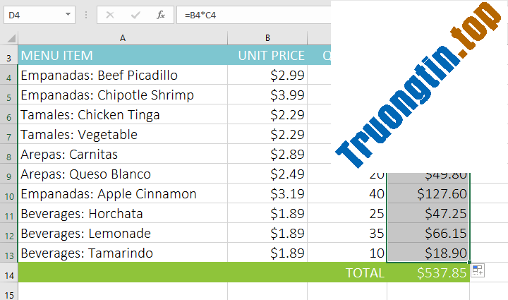 Excel&nbsp;2019&nbsp;(Phần&nbsp;14):&nbsp;Tham&nbsp;chiếu&nbsp;ô&nbsp;tương&nbsp;đối&nbsp;và&nbsp;tuyệt&nbsp;đối