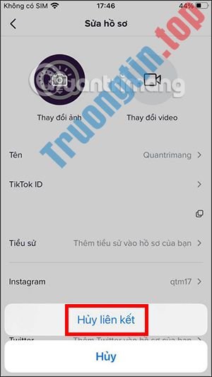 Cách&nbsp;liên&nbsp;kết&nbsp;TikTok&nbsp;với&nbsp;Instagram,&nbsp;YouTube,&nbsp;Twitter
