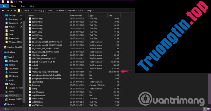 Cách&nbsp;sửa&nbsp;lỗi&nbsp;Scratch&nbsp;disk&nbsp;trong&nbsp;Photoshop&nbsp;trên&nbsp;Windows&nbsp;10