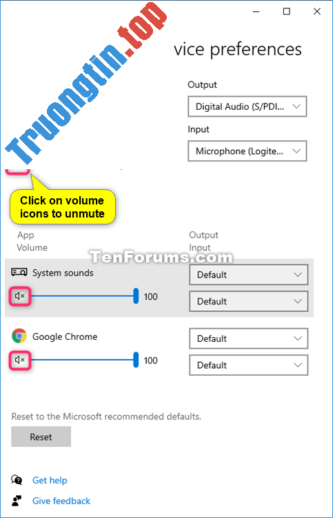 Cách&nbsp;tắt/bật&nbsp;âm&nbsp;lượng&nbsp;trong&nbsp;Windows&nbsp;10