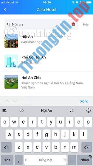 Cách&nbsp;đặt&nbsp;phòng&nbsp;khách&nbsp;sạn&nbsp;trên&nbsp;Zalo