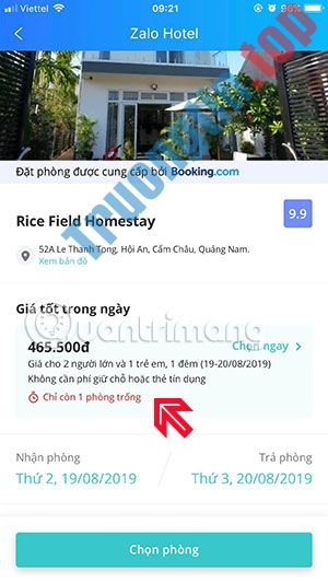 Cách&nbsp;đặt&nbsp;phòng&nbsp;khách&nbsp;sạn&nbsp;trên&nbsp;Zalo