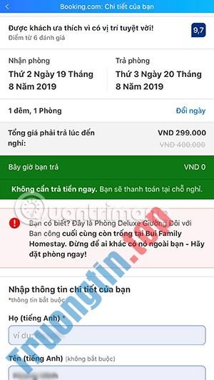 Cách&nbsp;đặt&nbsp;phòng&nbsp;khách&nbsp;sạn&nbsp;trên&nbsp;Zalo