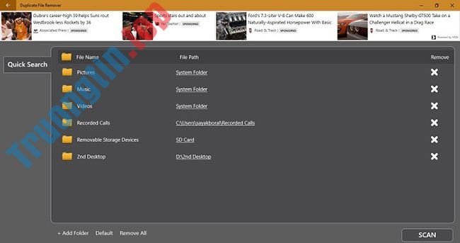 Hướng dẫn tìm và xóa các file trùng lặp trên Windows 3 Hướng dẫn tìm và xóa các file trùng lặp trên Windows