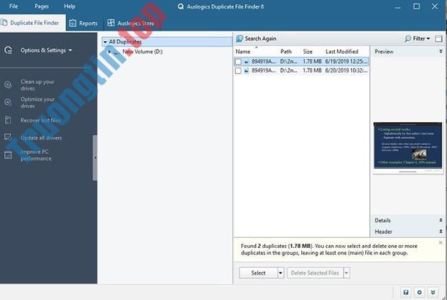Hướng dẫn tìm và xóa các file trùng lặp trên Windows 6 Hướng dẫn tìm và xóa các file trùng lặp trên Windows
